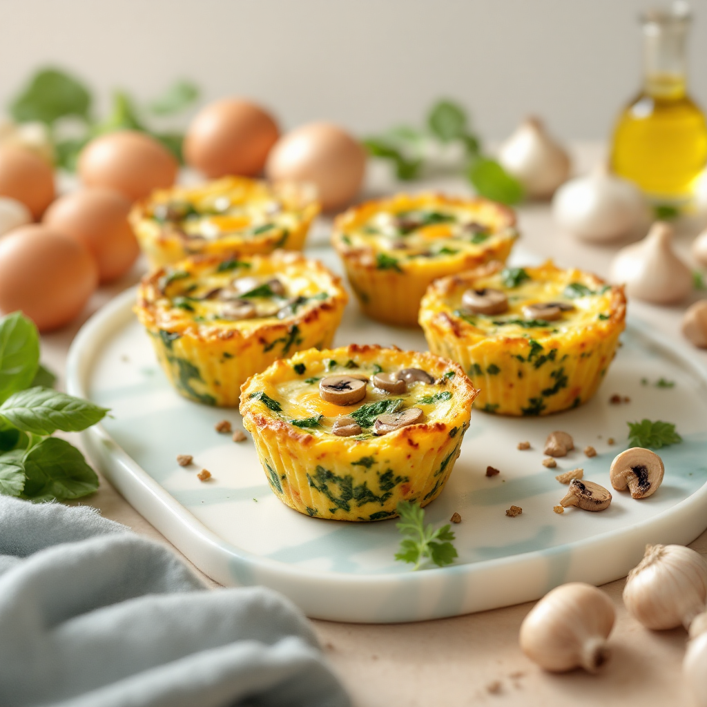 Mini frittatas de verduras