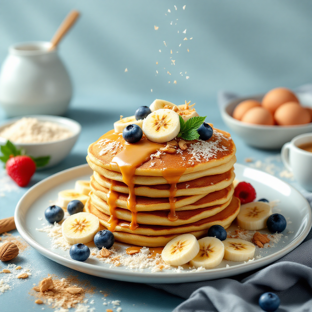 Panqueques de almendra para un desayuno equilibrado