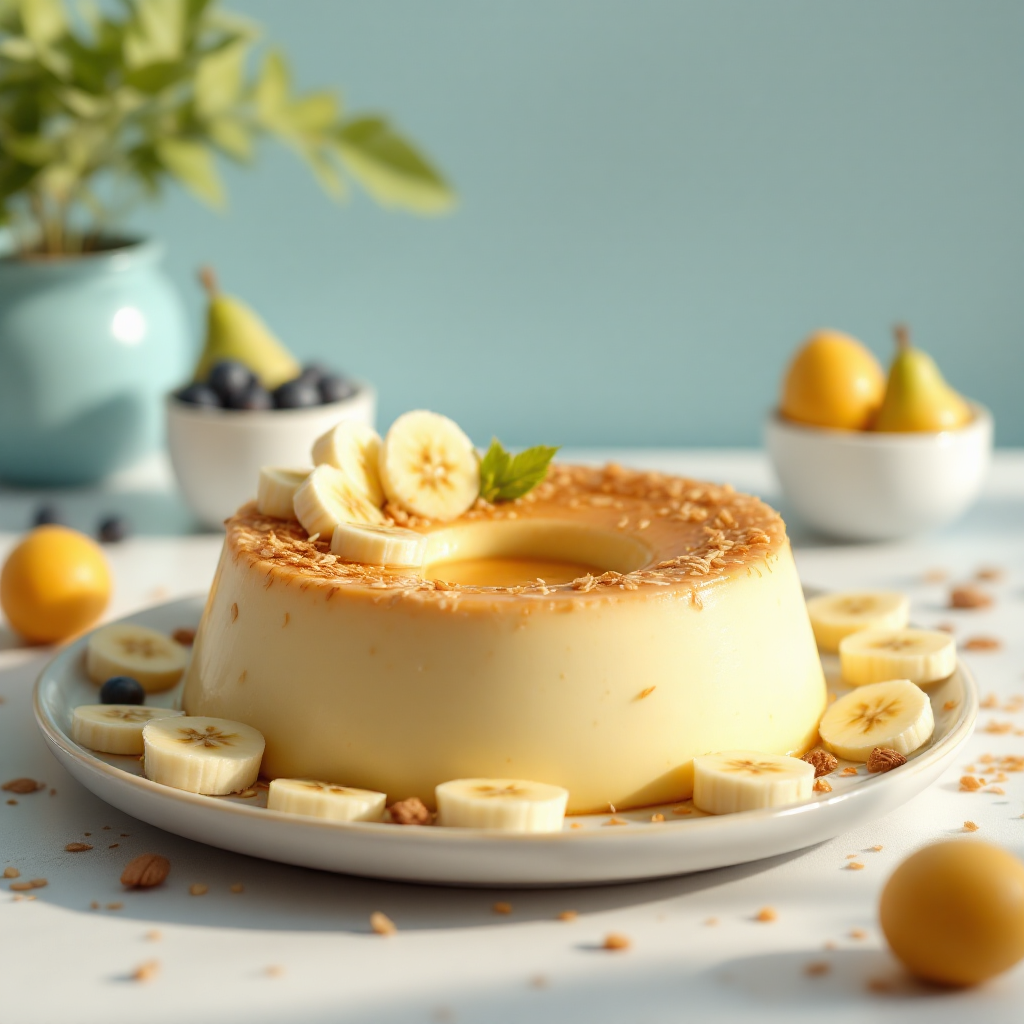 Pudín de lino y coco